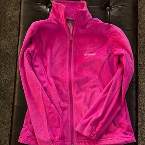 Columbia Bright Pink Fleece Jacket